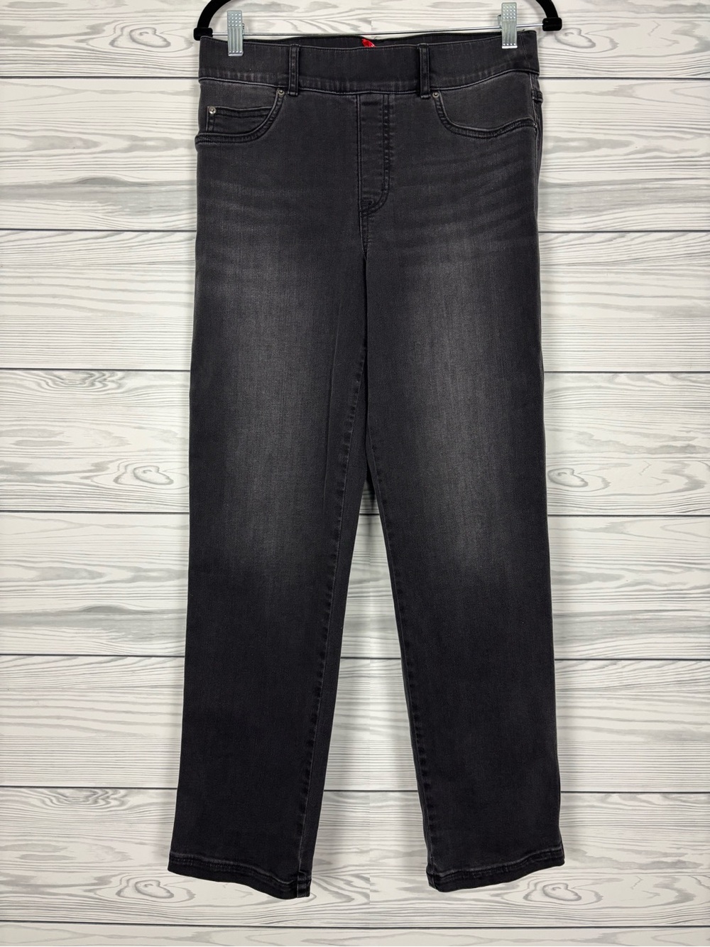 SPANX pull on charcoal gray Jeggings size medium